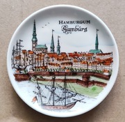 Talerzyk kolekcjonerski Hamburg, Hamburgum, Royal Porzellan Bavaria