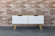 Meble z forniru Szafka RTV Scandi 100X40X50