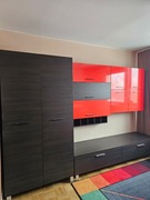 Trójczęściowa ścianka telewizyjna (meblowa) wraz z szafą - stan dobry.