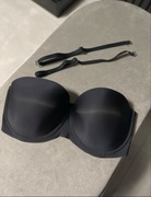 Biustonosz intimissimi 75D odpinane ramiączka czarny