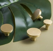 Złoty Uchwyt mosiężny gałka uchwyty mosiężne 28mm