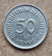 Moneta 50 Pfennig 1990 Niemcy