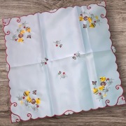 Obrus świąteczny wielkanocny haftowany 85x85 