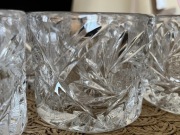 Szklanki kryształowe grube szkło 5 szt