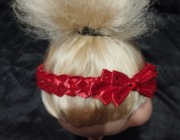 Opaska do włosów /elegancka / wizytowa handmade – z kryształkami 