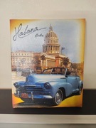 Obrazek na płótnie Kuba oryginalny oprawiony (33)