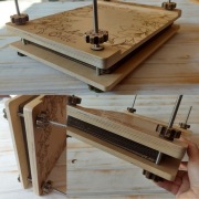 Prasa Do Suszenia Kwiatów Ziół Zielnik Duża Praska Drewniana XXL Herbarium