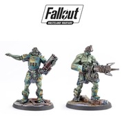 Fallout Wasteland Warfare Super Mutant Aviator, Overlord and Fist - złożone