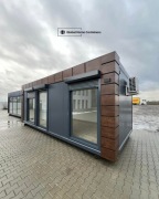 Kontener mieszkalny gastronomiczny handlowy biurowy pawilon 6x3-12x3