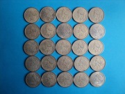 25 sztuk 1 dolar 1849 - zestaw