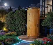 PRYSZNIC Ogrodowy Drewniany KABINA PRYSZNICOWA Deszczownica + Kolor