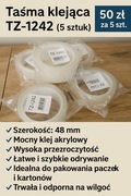 Taśma klejąca TZ-1242 (5 sztuk) – 50 zł
