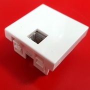 Gniazdo telef. RJ12 Mosaic białe Legrand 74342