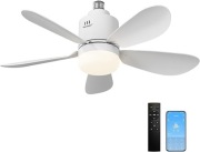 Wentylator sufitowy z lampą LED z pilotem 24W średnica 53 cm, timer