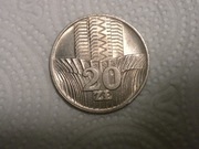 20 zł wierzowiec i kłosy  1974 mennicza