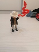 Playmobil chłopek kapelusz wąż telefon 1997