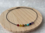 bransoletka 7 siedem czakr na sznurku 