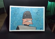 Kapitan TYTUS BOMBA we własnej osobie OBRAZ na płótnie