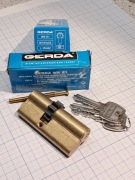 Wkładka patentowa 30/40 zębatkowa GERDA mosiądz 