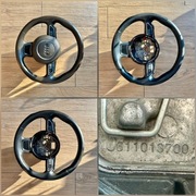 3x Kierownica Audi A6/A7 C7 4G - grzana, multi, łopatki (czarna/brąz)