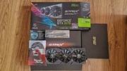 ASUS ROG STRIX GTX 1070 OC blok wodny karta graficzna pełen zestaw