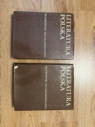 2 książki LITERATURA POLSKA