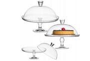 Patera na nóżce z kloszem Patisserie 32 cm PASABAHCE
