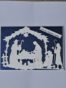 Kartka Bożonarodzeniowa, ręcznie robiona