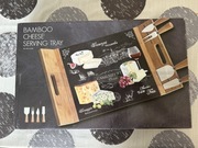 Deska do serów bambusowa z nożami easy life