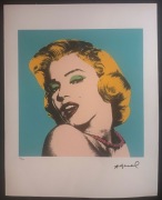 Andy Warhol Marilyn Monroe Litografia sygn+num 