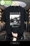  Burzum Czarny Tshirt Meski Bawelna