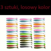 3 szt. przynęty wędkarskiej 7cm guma kopyto ripper idealne na szczupaka