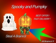 Roblox Steal A Brainrot Spooky and Pumpky 880m/s NAJTANIEJ !