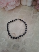 Bransoletka handmade z naturalnych kamieni hematyt noc kairu 