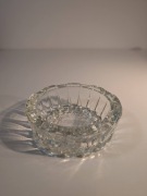 Popielniczka kryształowa – vintage, solidne szkło,