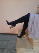 Wysokie kozaki , zlote obcasy, Missguided, rozm.38