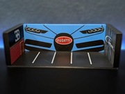 Diorama BUGATTI Hot Wheels 1:64 Garaż