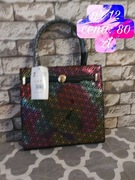 Torebka czarna z wzorem G&T