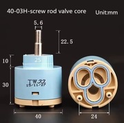 Wkład ceramiczny 40 mm do baterii – zawór mieszający, wysoka szpula