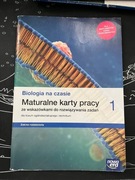 Biologia na czasie 1 Maturalne karty pracy. Zakres rozszerzony Nowa Era