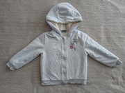 Ocieplana zasuwana bluza z kapturem Frozen Kraina Lodu Elza George 98 - 104