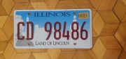 Illinois    tablica rejestracyjna usa oryginal