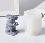 KOALA forma silikonowa 7*6 do Świec Wosku Mydła Odlewów 