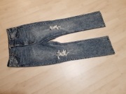 h&m spodnie jeansowe damskie męskie nowe L XL nr 818