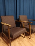 Fotele (2 sztuki) PRL ,,lisek” model B – 7727