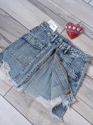 Spódniczka Jeansowa Trapezowa Mini.