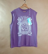 LEVI’S Bluza Męska Fioletowa Oversize "Radical Love" 100% Bawełna Rozmiar S