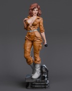 Figurka druk 3D żywica " April O’Neil - F1621 " - 120 mm