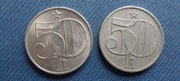 Moneta Czechosłowacja 50 Halerzy 1982