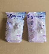 2 szt. żwirku silikatowego Tigerino Crystals Fresh Lawenda 5l